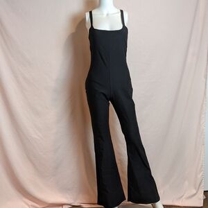Fashion Nova Blonde Ambition Black Flare Pants size Large